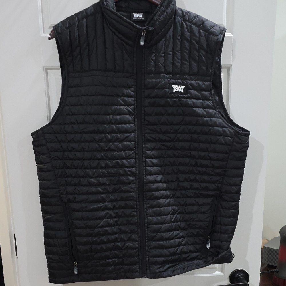 PXG Men's Quilted Black Vest